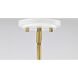 Admiral 1 Light 10 inch Matte White Pendant Ceiling Light