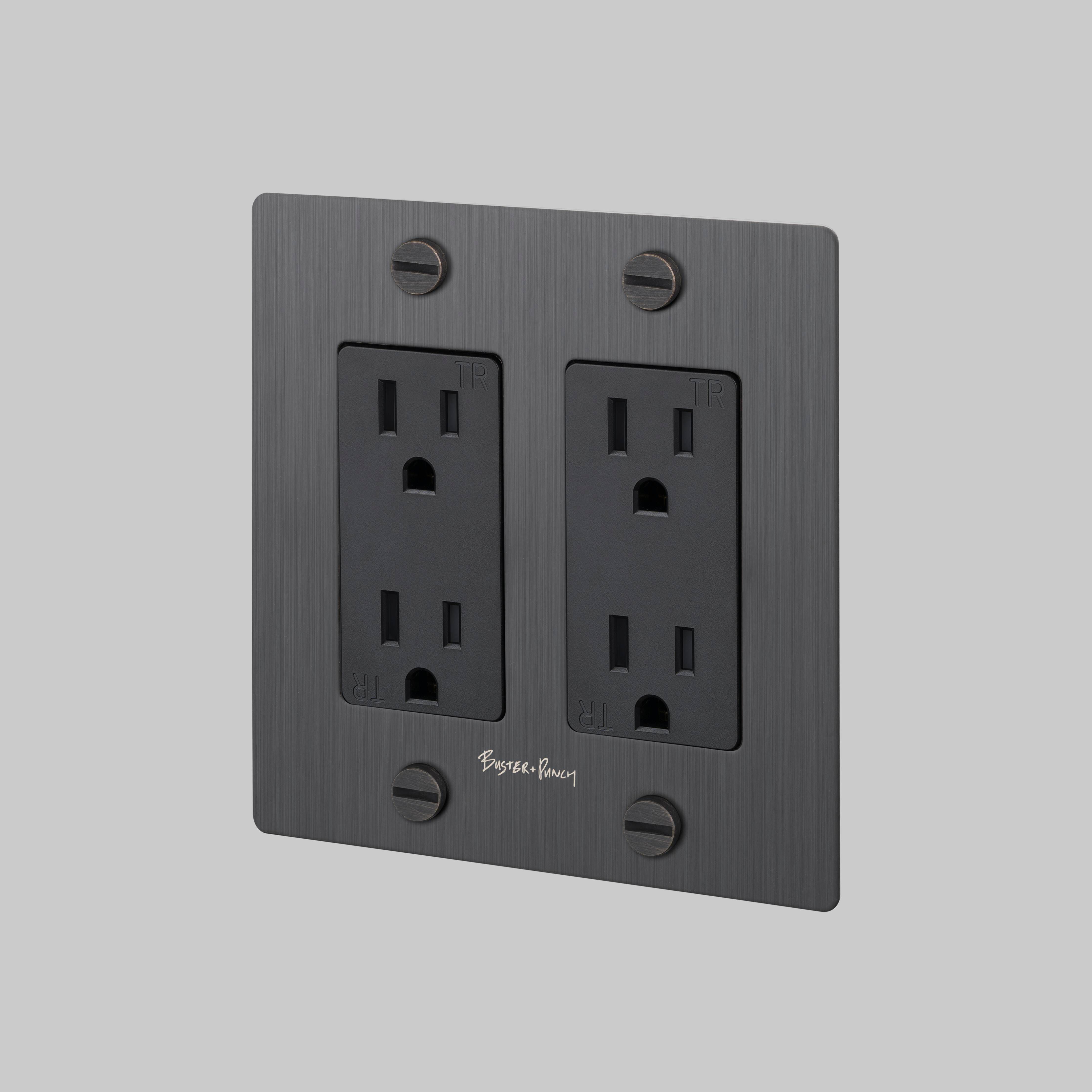 2G Duplex 4.56 inch Dimmer and Switch