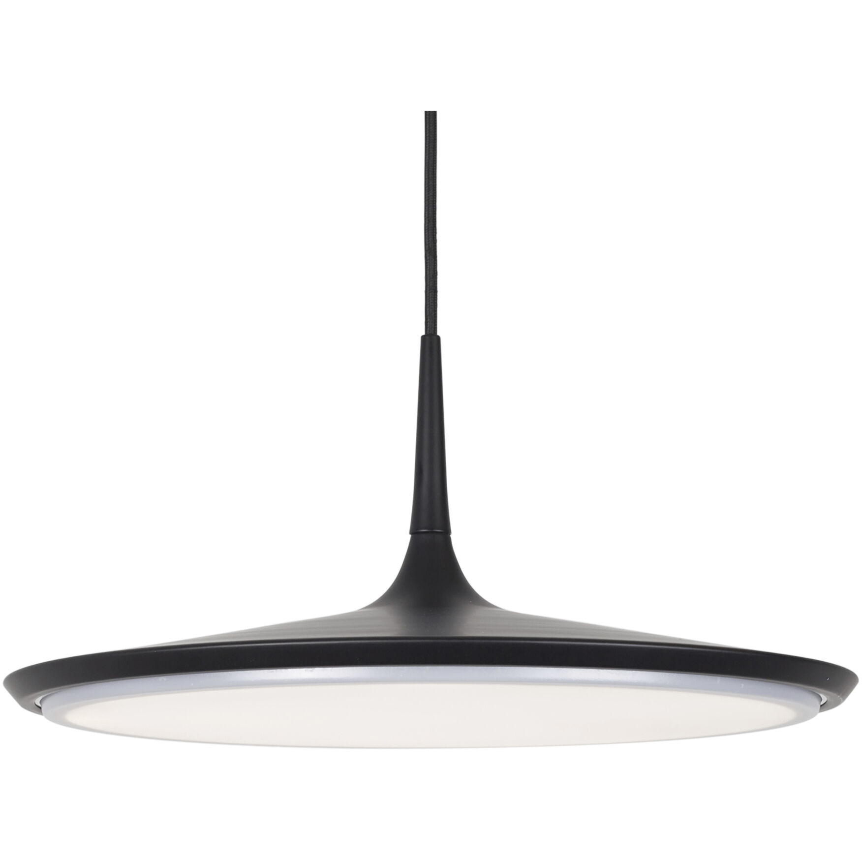 Disc Pendant Ceiling Light in Black
