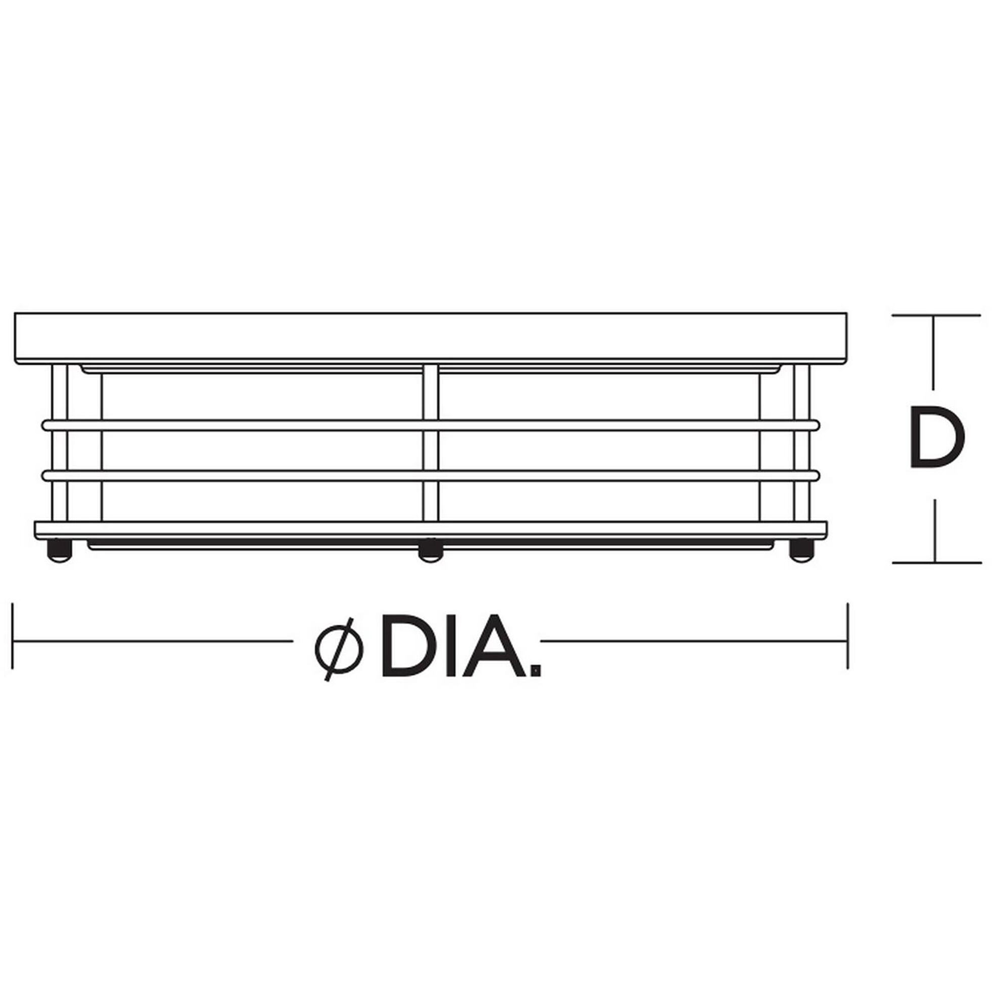 Archer 2 Light 13 inch Black Flush Mount Ceiling Light