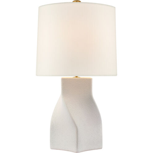 AERIN Claribel 30.5 inch 100.00 watt Porous White Table Lamp Portable Light, Large