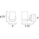Mod LED 5 inch Satin Nickel Wall Sconce Wall Light