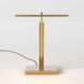 Gerrit 15.08 inch Anodised Gold Interior Table Light Portable Light