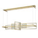 Summer LED 54.2 inch Modern Brass and Sterling Pendant Ceiling Light in Modern Brass/Sterling
