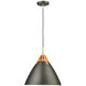 Tote LED 14 inch Black Pendant Ceiling Light