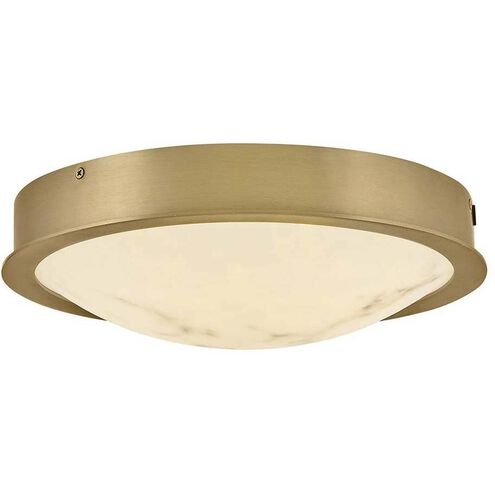 Cava LED 12.75 inch Lacquered Brass Flush Mount Ceiling Light