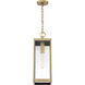 Westover 1 Light 7 inch Antique Brass Outdoor Hanging Lantern