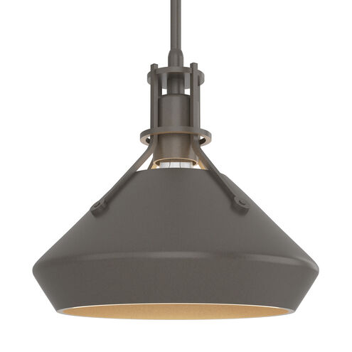 Henry 1 Light 10 inch Dark Smoke and Dark Smoke Pendant Ceiling Light