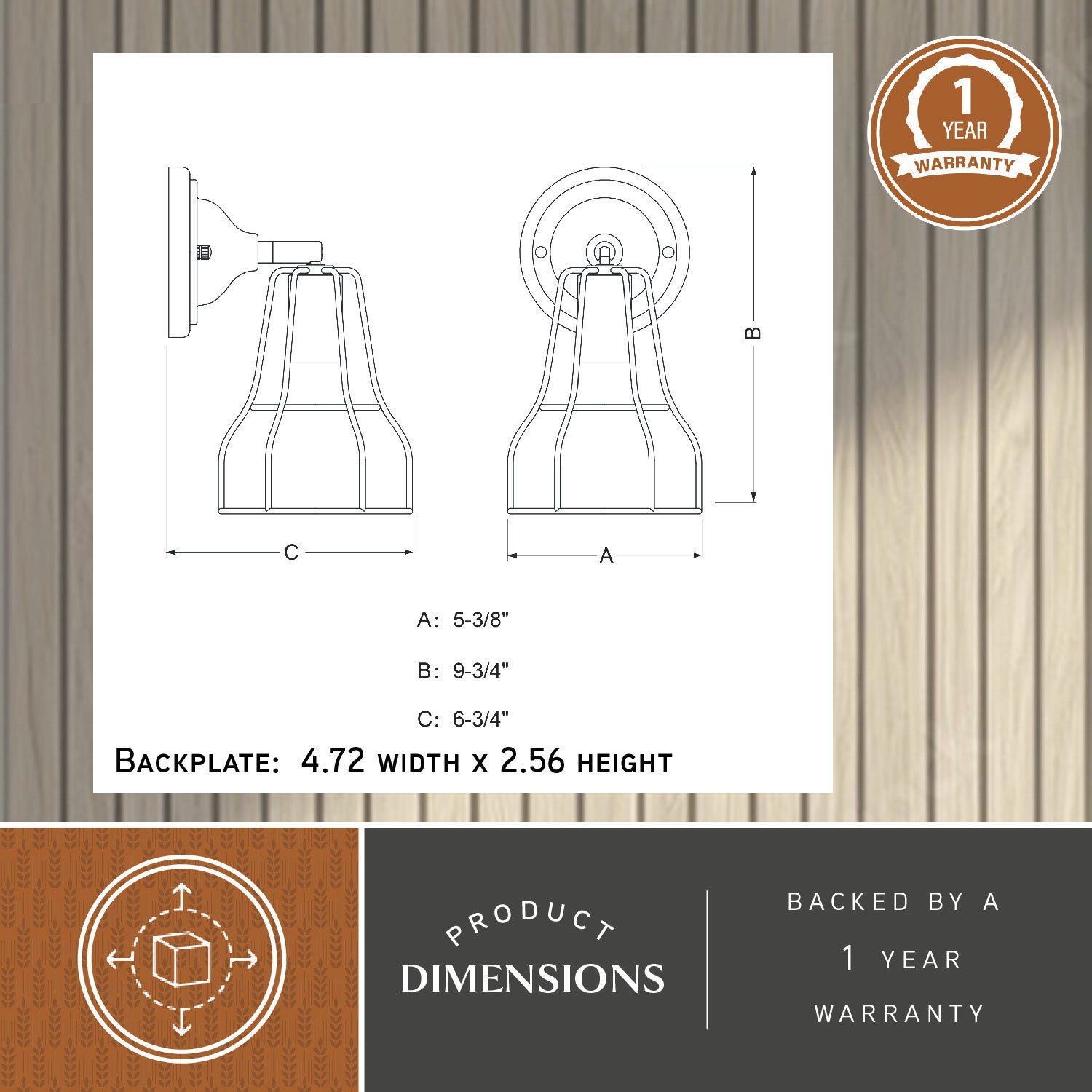 Clybourn LED 6.75 inch Oil Rubbed Bronze Bathroom Light Wall Light