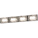 Glacier LED 2 inch Polished Chrome Vanity Light Wall Light