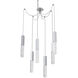 Axis LED 11 inch Classic Silver Swag Multi-Pendant Ceiling Light in 2700K LED