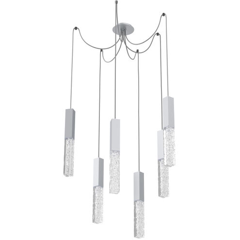 Axis LED 11 inch Classic Silver Swag Multi-Pendant Ceiling Light in 2700K LED