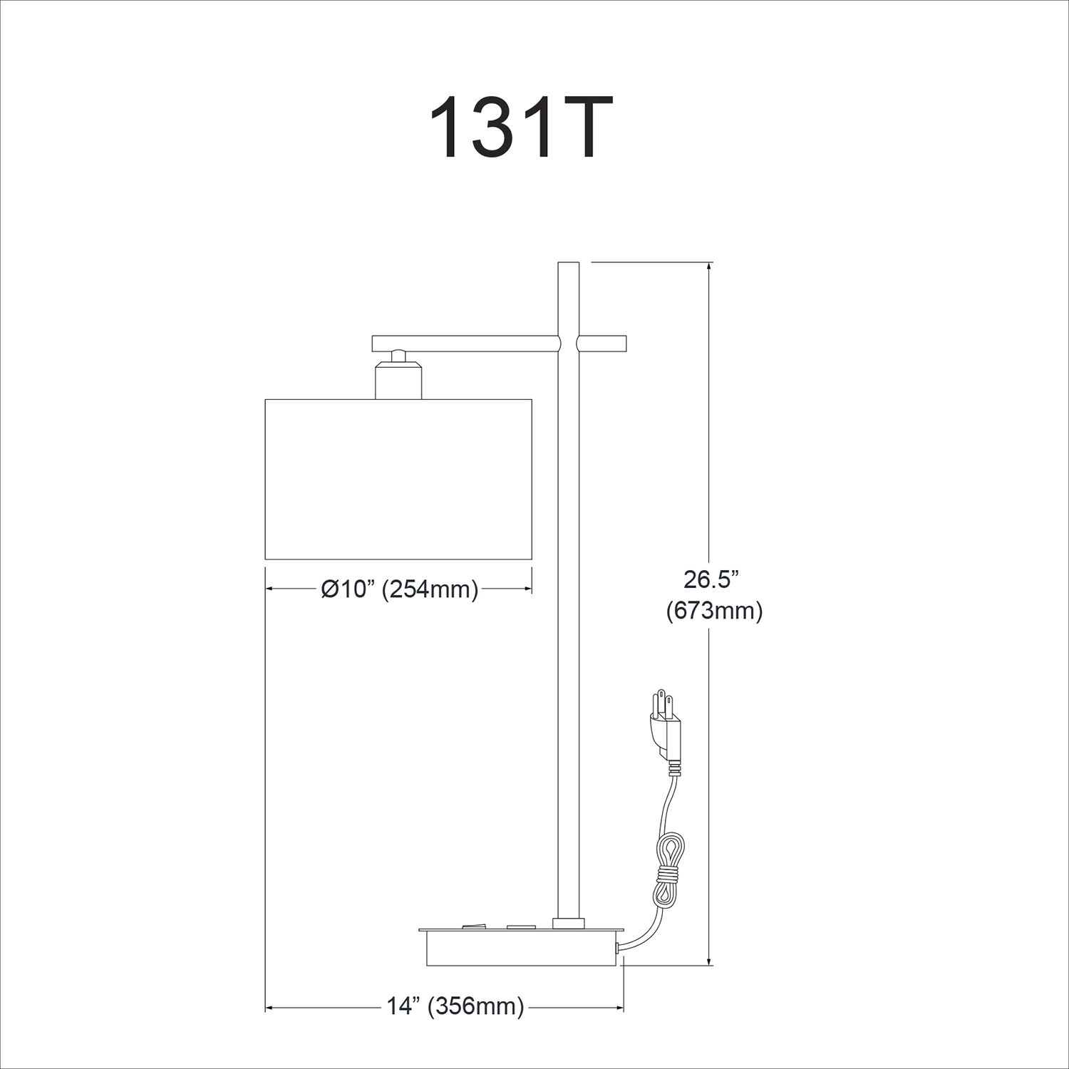 Modern 26.5 inch 100.00 watt Satin Chrome Task Table Lamp Portable Light