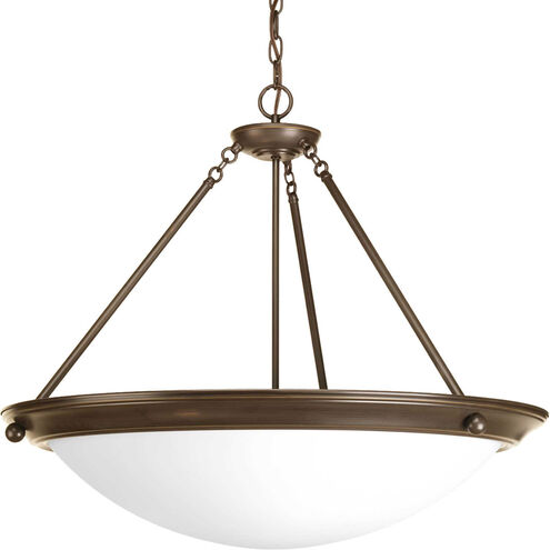 Eclipse 4 Light 27.38 inch Antique Bronze Foyer Pendant Ceiling Light