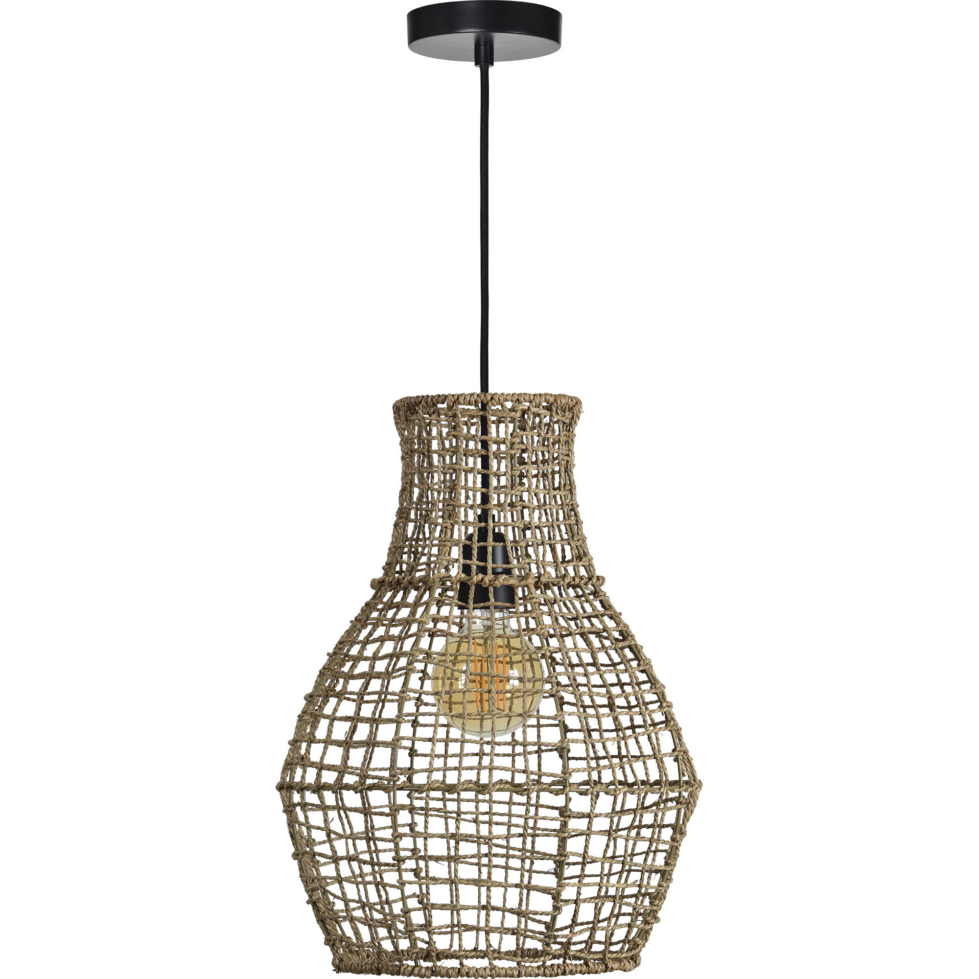 Nahanni 1 Light 13.8 inch Natural Pendant Ceiling Light