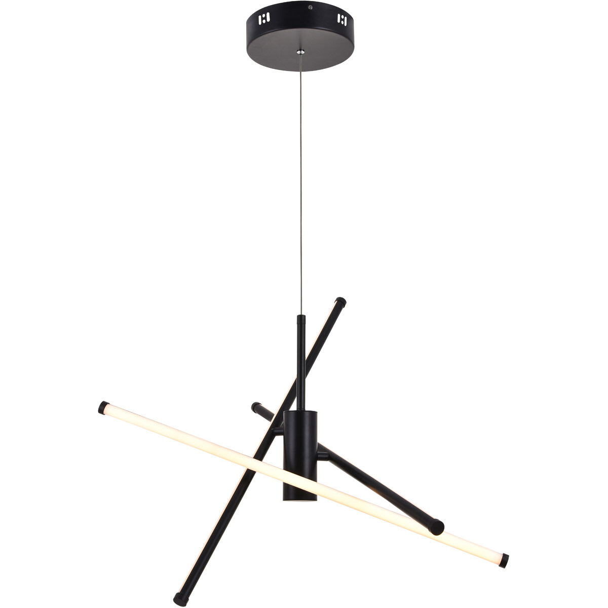 Sonya 3 Light 29 inch Black Pendant Ceiling Light