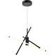 Sonya 3 Light 29 inch Black Pendant Ceiling Light