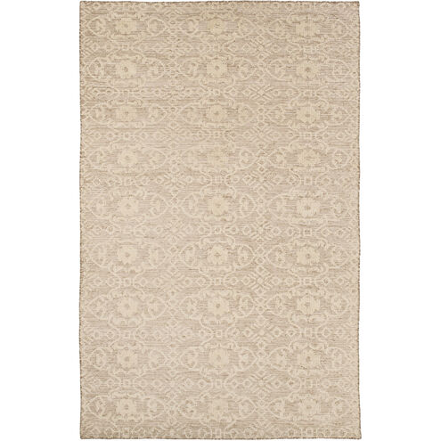 Ithaca 72 X 48 inch Gray and Neutral Area Rug, Wool and Cotton