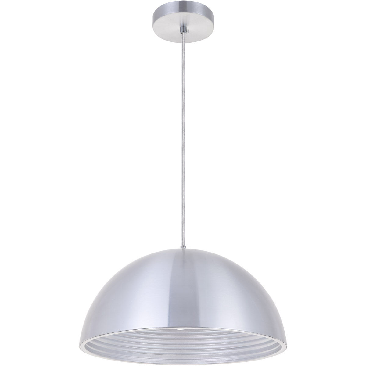 Circa 1 Light 15.5 inch Burnished Nickel Pendant Ceiling Light