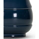 Peterson 28 inch 150.00 watt Dark Blue Crackle Table Lamp Portable Light