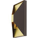 Lexford 2 Light 7 inch Bronze ADA ADA Sconce Wall Light