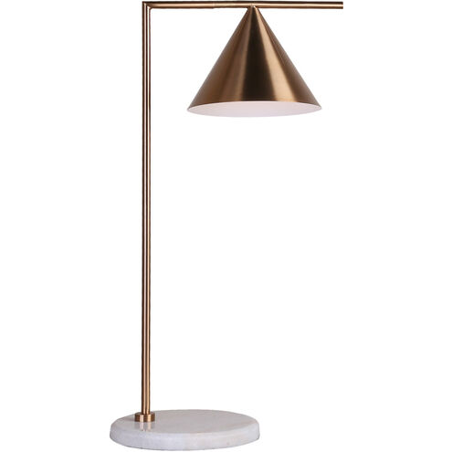 Canada 26 inch 100.00 watt Gold Table Lamp Portable Light
