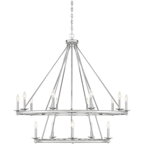 Middleton 15 Light 45 inch Polished Nickel Chandelier Ceiling Light, Essentials