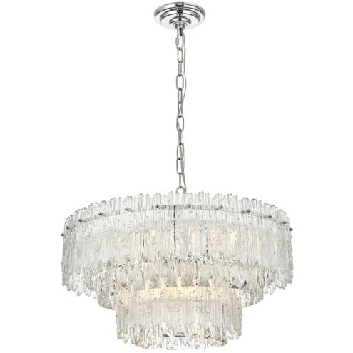 Emilia 6 Light 21 inch Chrome Pendant Ceiling Light