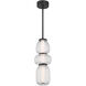 Cordel LED 6.5 inch Dark Matte Black Mini Pendant Ceiling Light