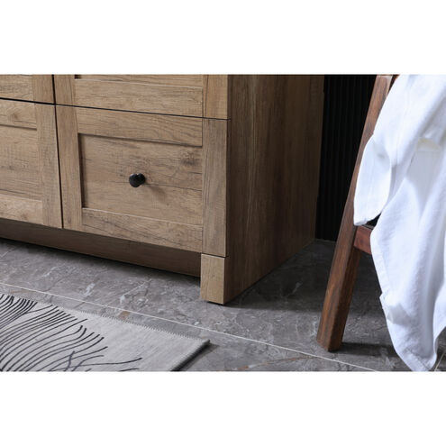 Soma 60 X 19 X 34 inch Natural Oak Vanity Sink Set