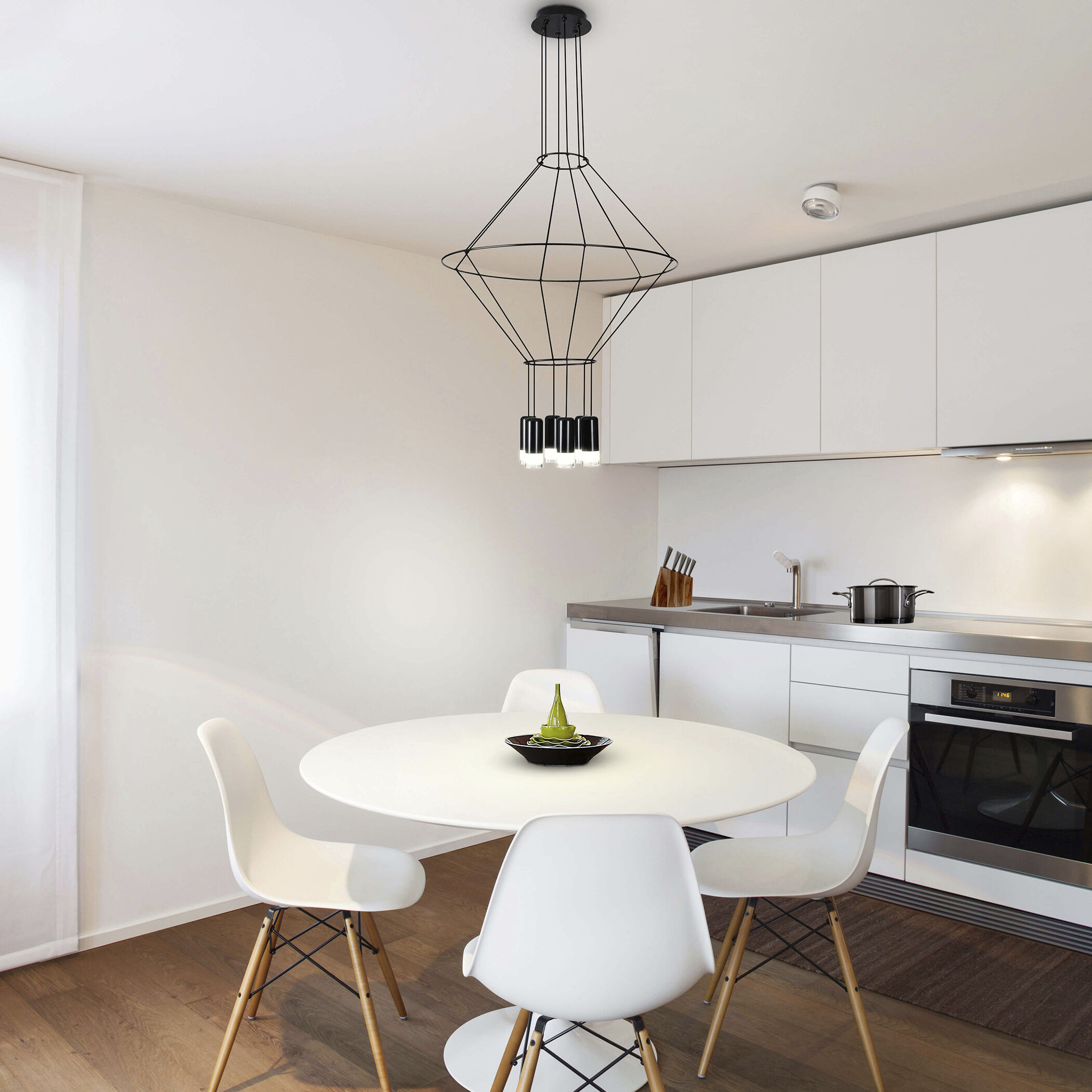 Expression 23.5 inch Black Pendant Ceiling Light