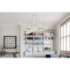 Monroe LED 48 inch Chrome Chandelier Ceiling Light