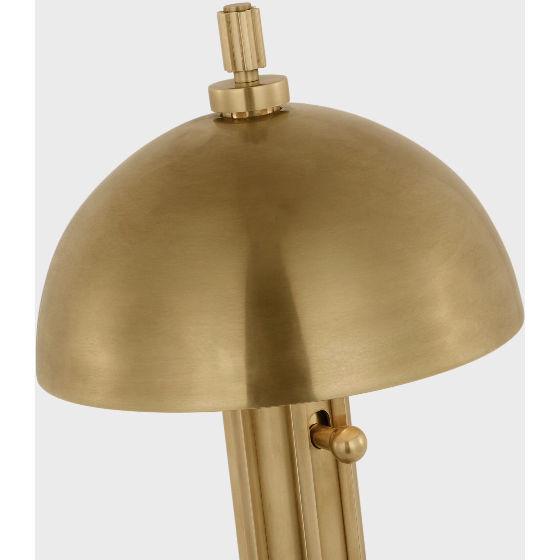 Thomas O'Brien Dally 13.5 inch 8.00 watt Hand-Rubbed Antique Brass Desk Lamp Portable Light