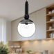 Alora Mood Delilah Pendant Ceiling Light in Matte Black