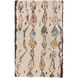 Denali 96 X 60 inch Khaki, Coral, Teal, Dark Brown Rug
