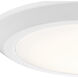Verge LED 12 inch Fresco Flush Mount Ceiling Light in White Lustre
