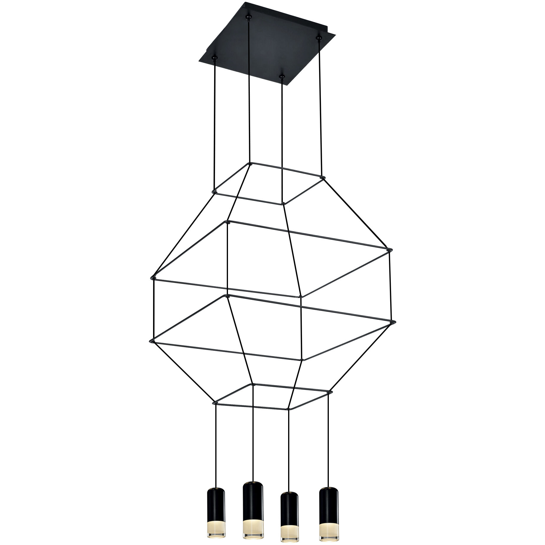 Expression 17.75 inch Black Pendant Ceiling Light