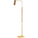 Narragansett 58.75 inch 10.00 watt Aged Brass Floor Lamp Portable Light