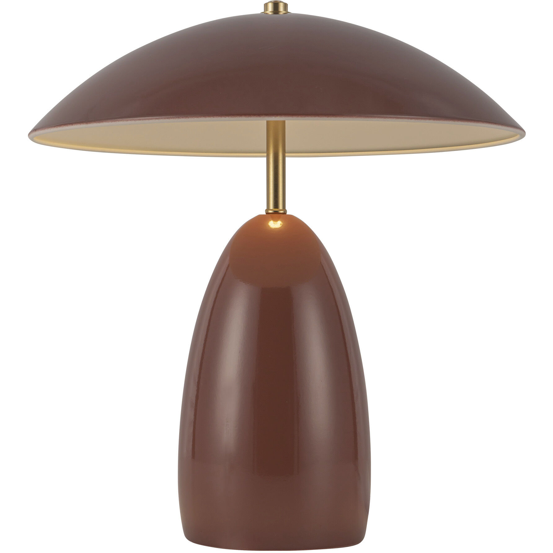 Alora Mood Poppy 13.88 inch 8.00 watt Burgundy Table Lamp Portable Light