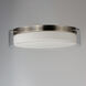 Duo LED 19.75 inch Satin Nickel Flush Mount Ceiling Light