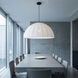 Ronny 1 Light 30 inch Matte Black Pendant Ceiling Light
