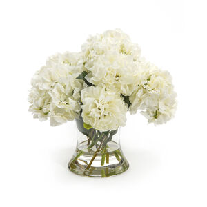 Leah White Decorative Flowers