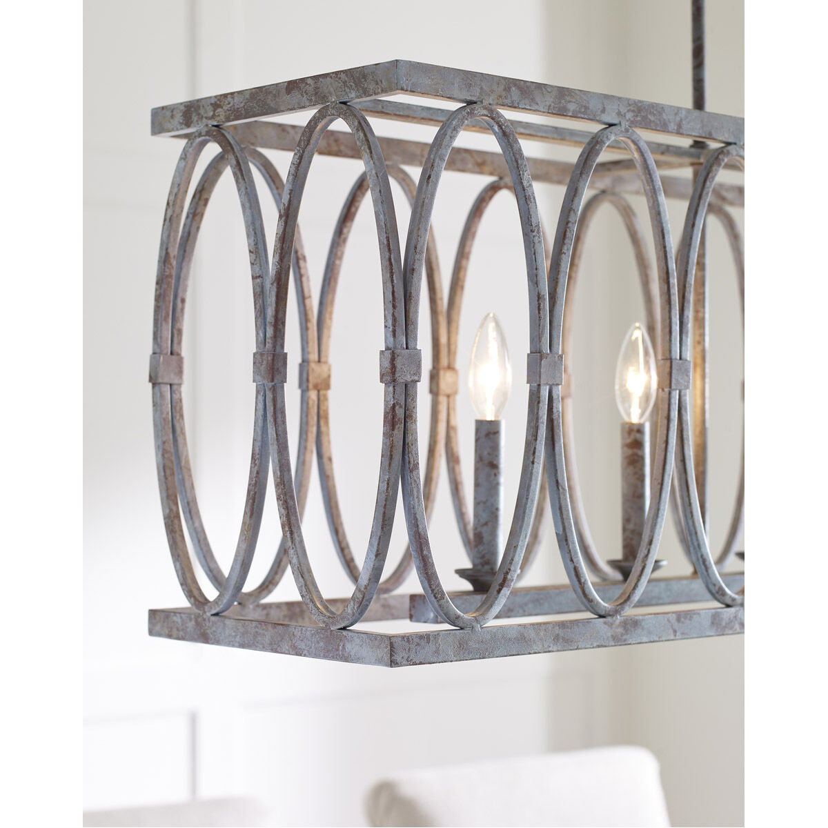 Sean Lavin Patrice 6 Light 47.5 inch Deep Abyss Linear Chandelier Ceiling Light