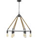 Holden 6 Light 30 inch Antique Gray Chandelier Ceiling Light