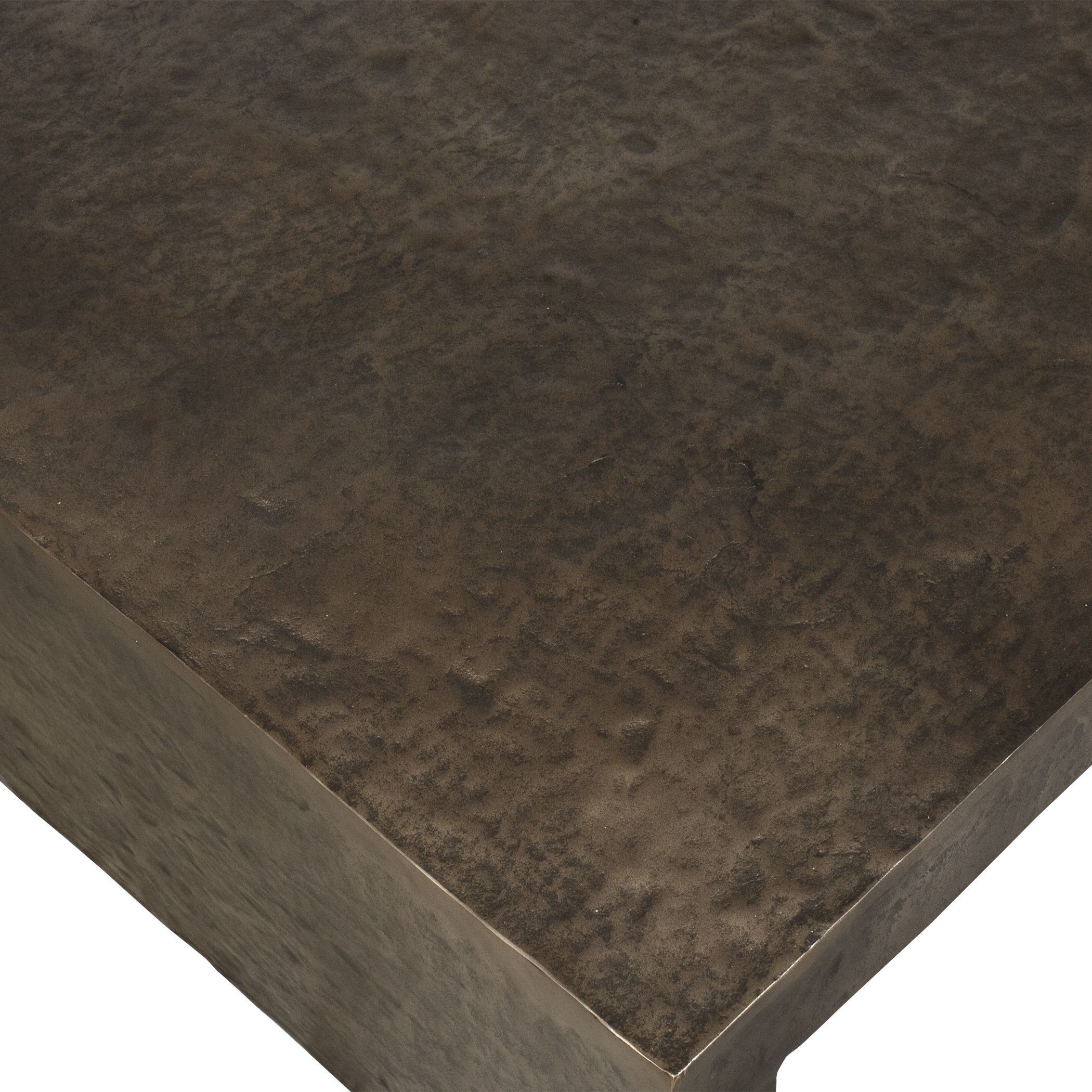 Obra 48 X 14 inch Dark Bronze Outdoor Coffee Table