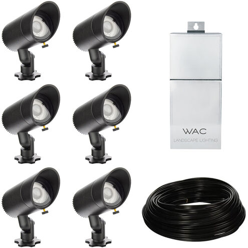 InterBeam Bronze 6 watt LED Spot and Flood Lighting in 3000K, Low Voltage Accent Light Kits, WAC Landscape