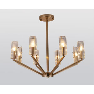Canada 8 Light 28 inch Copper Chandelier Ceiling Light