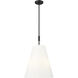 Adorra 3 Light 16 inch Matte Black Indoor Pendant Ceiling Light