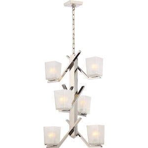 Timone 6 Light 18.75 inch Polished Nickel Pendant Ceiling Light