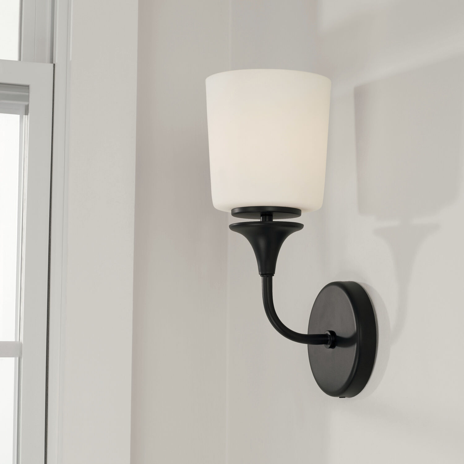 Presley 1 Light 5.5 inch Matte Black Sconce Wall Light